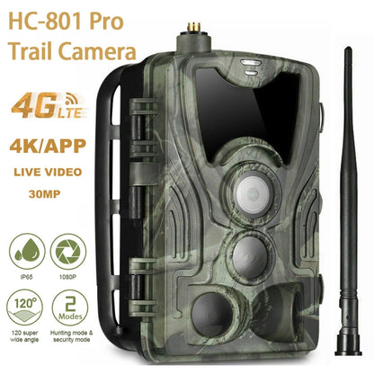 HC-801Pro 4K 4G Outdoor Hunting Camera App Remote Mobile Phone Control To View Photos And Video At Any Time, US Plug by bashfashion