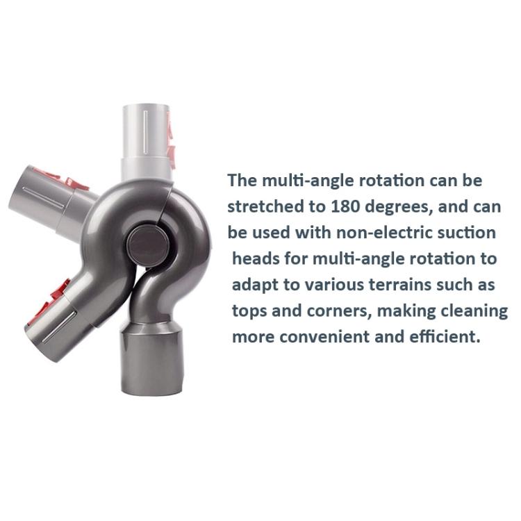 For Dyson V7 / V8 / V10 / V11 / V15 Steering Elbow Hose Up Top Adapter by bashfashion