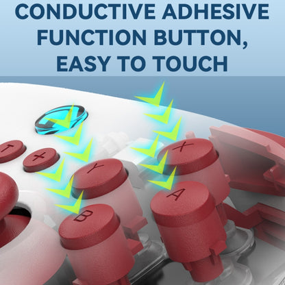 Wireless Bluetooth Gamepad With Wakeup Vibration Body Gamepad For Switch / Android / Apple / PC(Pink) by bashfashion