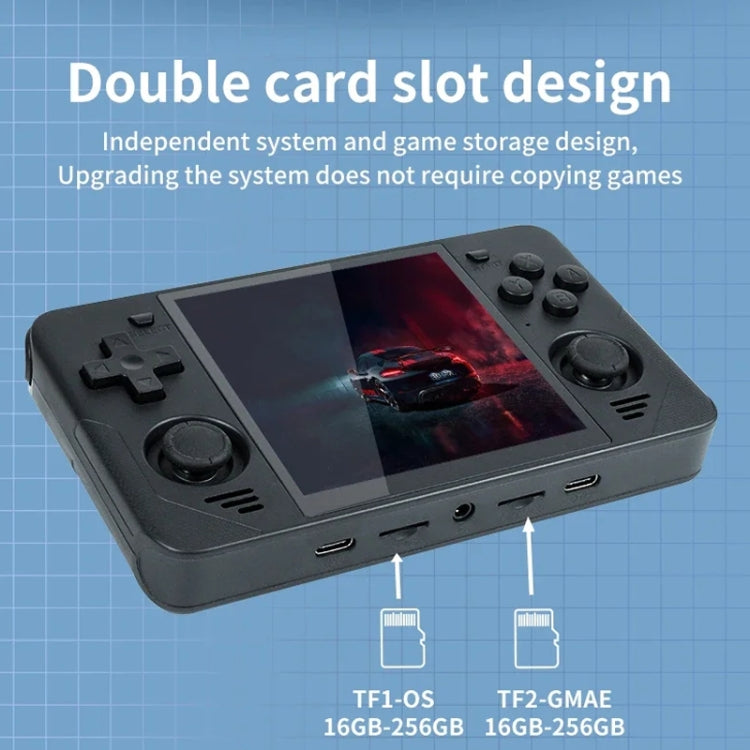 POWKIDDY RGB30 4 Inch IPS Screen Handheld Game Console Built In WIFI＋Bluetooth 16GB+64GB(Black) by POWKIDDY