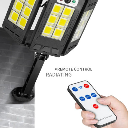 E-SMARTER W796-9 Solar Induction Courtyard Wall Light Smart Outdoor Lamp With Remote Control by E-SMARTER