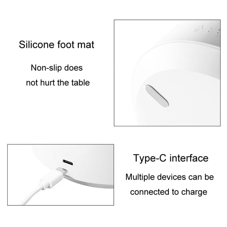 H10 Home Portable Office Aromatherapy Diffuser Running Horse Night Light Large Fog Humidifier(White) by bashfashion