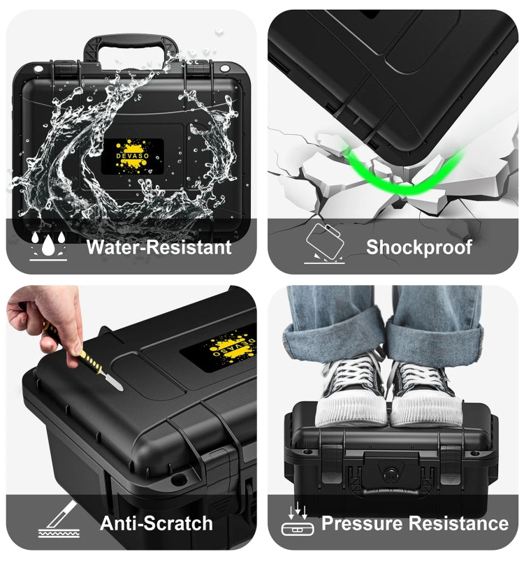 DEVASO For Switch / OLED IP67 Waterproof Storage Case Hardshell Bag, Color: Orange Blue+Shoulder Strap by DEVASO