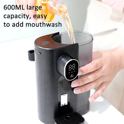 600ml Automatic Mouthwash Dispenser 4 Levels Quantitative with 2 Cups(Navy Blue) by bashfashion