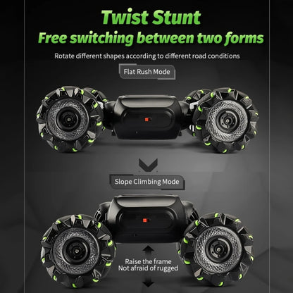 Children RC Car Toy Lights Electric Gesture Sensor Remote Control Twisting Stunt Car, Color: Orange Dual RC(1:12) by bashfashion