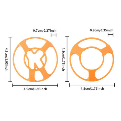 For DJI Neo CQT Drone Landing Scratch Protective Cover Prevent Finger Scratch Protective Cover Accessories, Color: Upper Orange by CQT