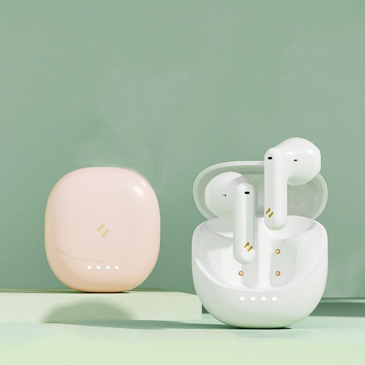 Havit E9 Semi-In-Ear ENC Noise Reduction Wireless Bluetooth Earphones, Color: White-Flagship Edition by Havit