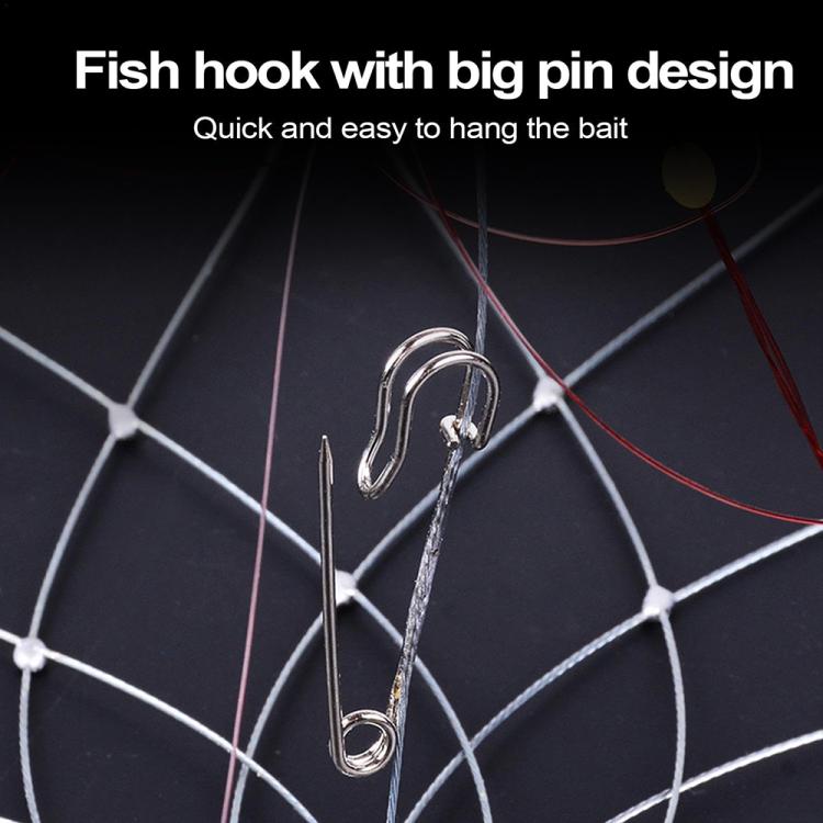 Diameter 72cm/20 Strands Automatically Retractable Crab Cage Wire Crab Opening And Closing Cage by bashfashion