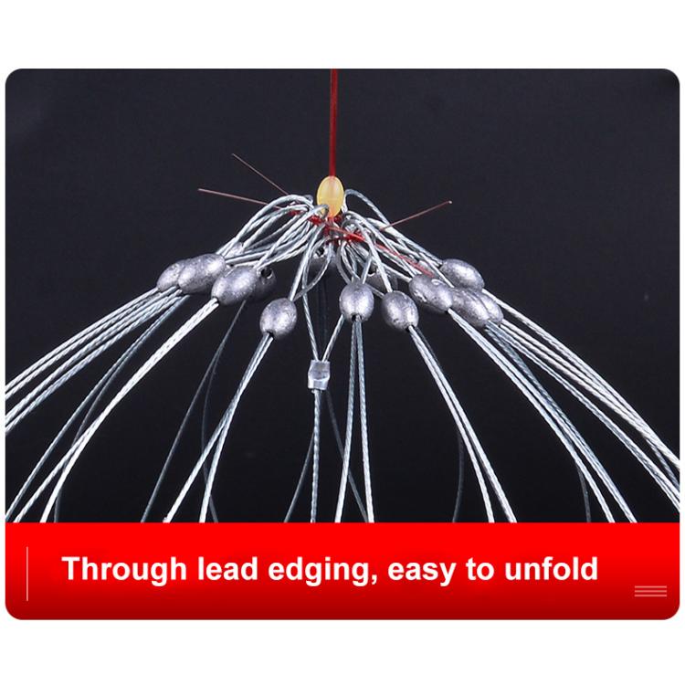 Diameter 52cm/16 Strands Automatically Retractable Crab Cage Wire Crab Opening And Closing Cage by bashfashion