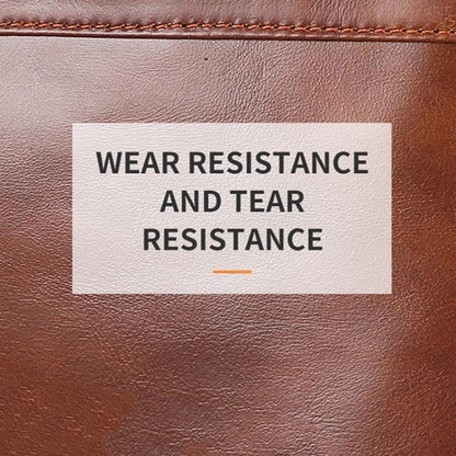 BULL CAPTAIN 054 Large Capacity Retro Business Top Layer Cowhide Hand-held Briefcase(Black Metal) by BULL CAPTAIN