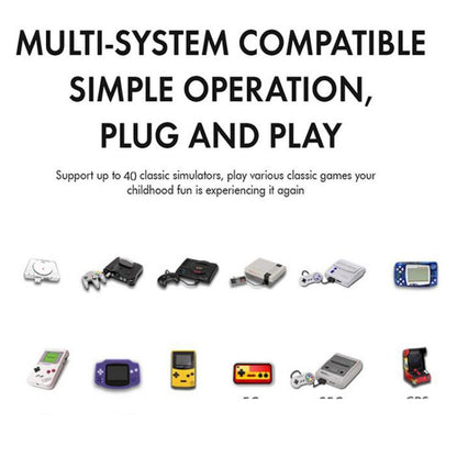 M10 Pro 4K TV Game Player 3D HD Retro Video Game Console 64G With Wired Controller by bashfashion