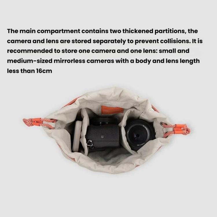 PGYTECH OneGo SLR Camera Waterproof Drawstring Bag, Color: Yellow by PGYTECH