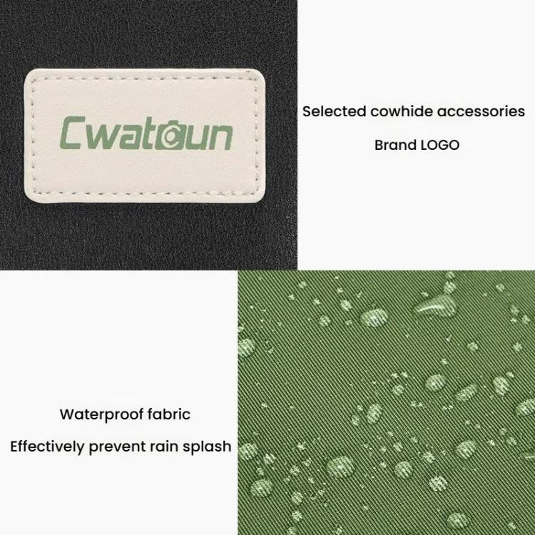 Cwatcun D99 Medium Shoulder Camera Bag Multi-functional Casual Color Clash Lightweight Storage Bag by Cwatcun