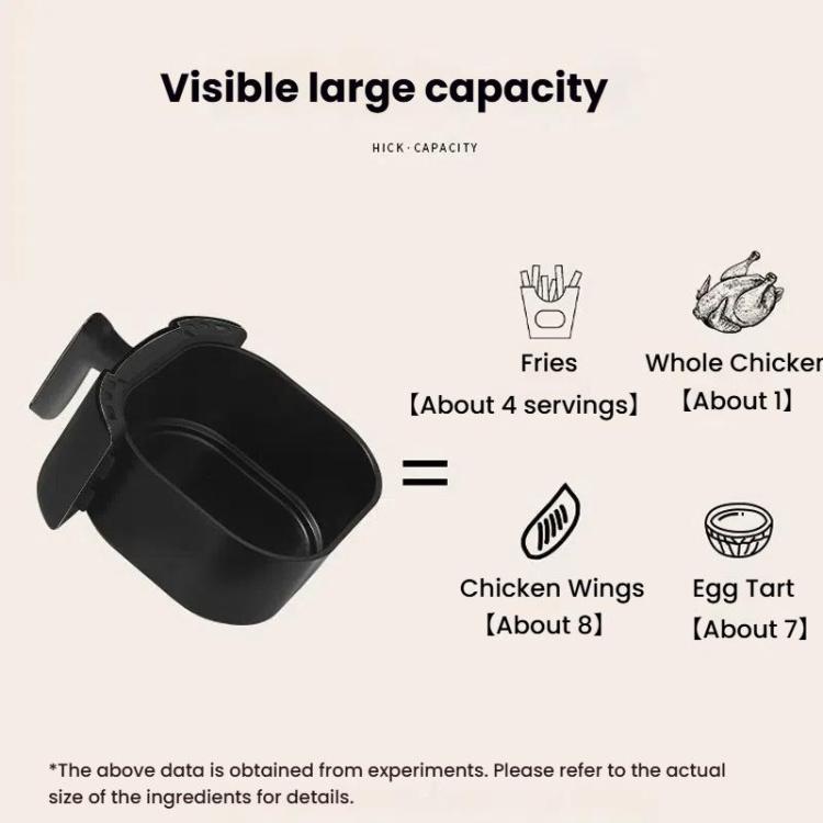 10L Large Capacity Air Fryer Multifunctional Electric Fryer French Fry Maker, EU Plug, Style: Dual-control Mechanical Non-visible by bashfashion