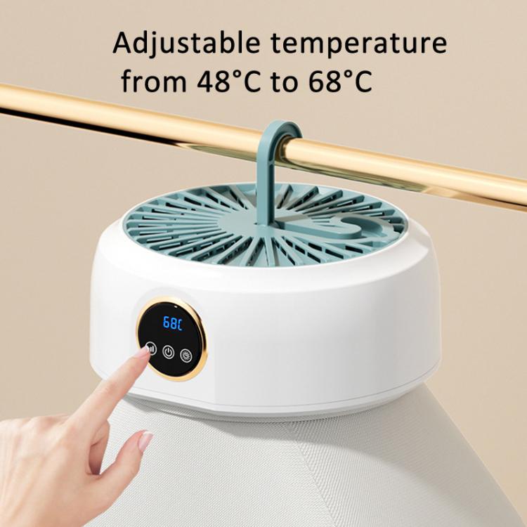 600W Smart Touch Control Foldable Clothes Dryer Portable Laundry Dry Machine with LED Display, Adjustable Temperature & Timer US Plug by bashfashion