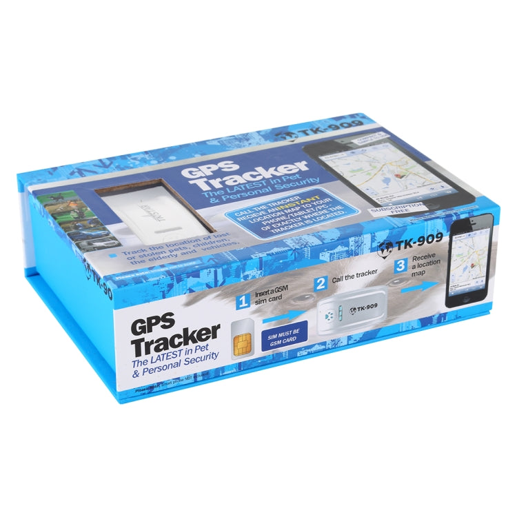 TK-909 GPS / GPRS / GSM Pet Locator Pet Collar Real-time Tracking Device by bashfashion